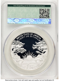 2024-P Proof Silver Medal Liberty & Britannia 1 oz First Delivery Magnum Opus CACG PR70 (769811049)