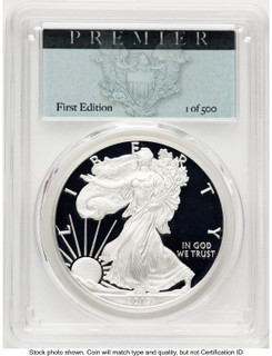 2019-W Proof Silver Eagle 1 oz Premier Label PCGS PR70 (779203071)