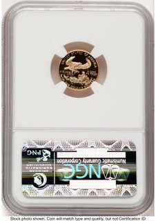 1997-W Proof Gold Eagle 1/10 oz Brown Label NGC PF70 (522240179)
