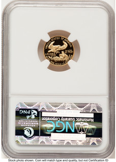 1988-P Proof Gold Eagle 1/10 oz Brown Label NGC PF70 (783189022)