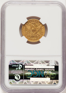 1872-S $5 Liberty Half Eagle NGC AU55