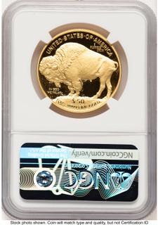 2021-W Proof Gold Buffalo 1 oz FDI Mike Castle NGC PF70 (785337011)