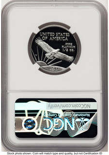 1997-W Proof Platinum Eagle 1/2 oz Rhett Jeppson NGC PF70