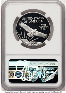 1997-W Proof Platinum Eagle 1 oz Mike Castle NGC PF70
