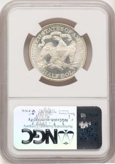 1882 50C Seated Half Dollar NGC MS66