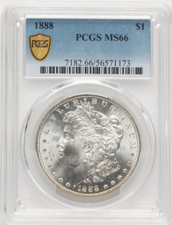 1888 Morgan Dollar PCGS MS66