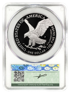 2026-P Proof Silver Eagle Congratulations Set AD CAC PR70 Founders Label