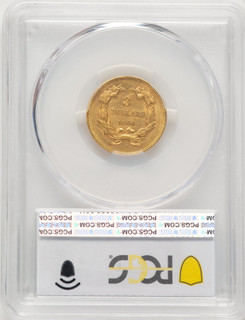 1860 $3 Three Dollar Gold Pieces PCGS MS61