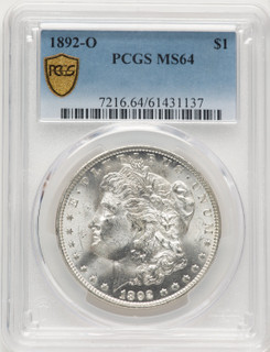 1892-O Morgan Dollar PCGS MS64