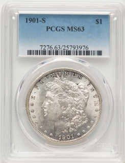 1901-S Morgan Dollar PCGS MS63