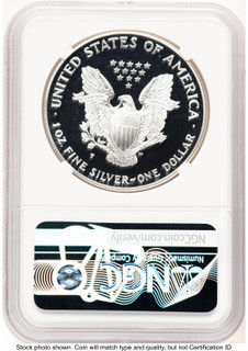 1994-P Proof Silver Eagle 1 oz Thomas Uram NGC PF70