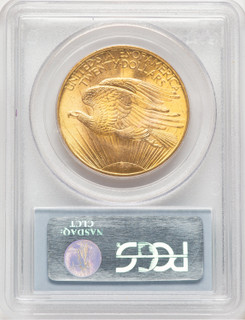 1908 $20 NO MOTTO CAC Saint-Gaudens Double Eagle PCGS MS64