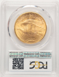 1909-S $20 CAC Saint-Gaudens Double Eagle PCGS MS64