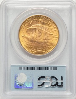 1924 $20 Saint CAC Saint-Gaudens Double Eagle PCGS MS63