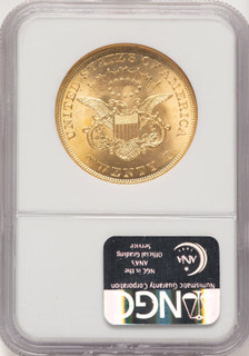 1861 $20 Liberty Double Eagle NGC MS64