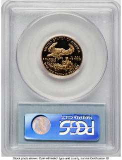 1991-P Proof Gold Eagle 1/4 oz Blue Label PCGS PR70