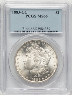1883-CC Morgan Dollar PCGS MS66
