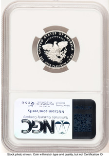 2005-W Proof Platinum Eagle 1/4 oz Brown Label NGC PF70