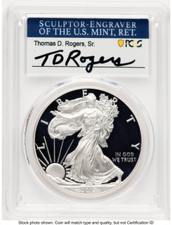 2013-W Proof Silver Eagle 1 oz TD Rogers PCGS PR70