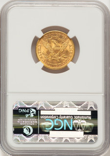 1893 $5 Liberty Half Eagle NGC MS65