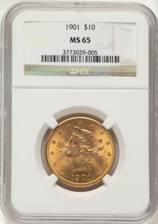 1901 $10 Liberty Eagle NGC MS65