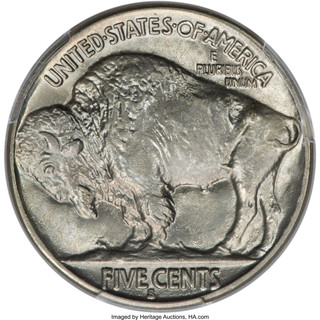 1935-S 5C Buffalo Nickel PCGS MS67+