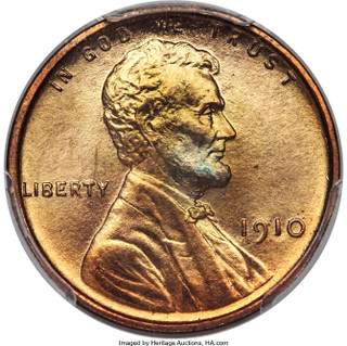 1910 1C RD Proof Lincoln Cent PCGS PR67