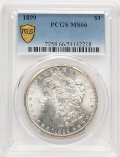 1899 Morgan Dollar PCGS MS66