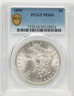1899 Morgan Dollar PCGS MS66