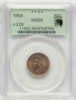 1859 P1C J-228 Patterns PCGS MS65