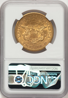 1864-S $20 Liberty Double Eagle NGC AU55
