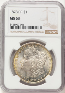 1878-CC Morgan Dollar NGC MS63