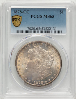 1878-CC Morgan Dollar PCGS MS65