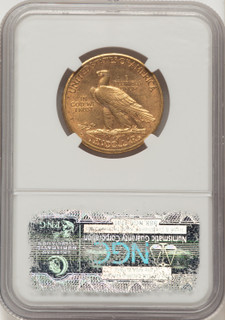 1911-S $10 Indian Eagle NGC AU58
