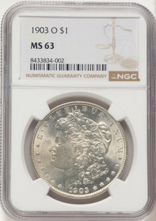 1903-O Morgan Dollar NGC MS63