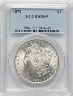 1879 Morgan Dollar PCGS MS65
