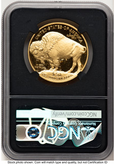 2023-W Proof Gold Buffalo 1 oz FDI Anna Cabral Prestige Treasurer Series NGC PF70