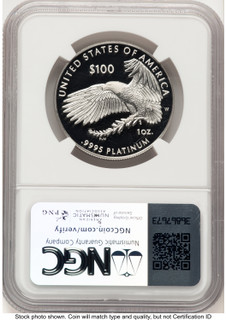 2024-W Proof Platinum Eagle 1 oz ER Premier Select Series NGC PF70