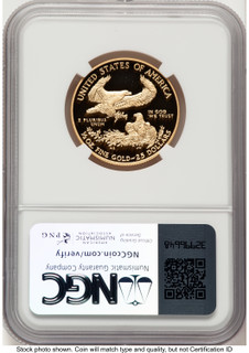 2017-W Proof Gold Eagle 1/2 oz Kenneth Bressett Red Book NGC PF70