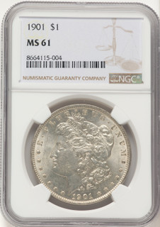 1901 Morgan Dollar NGC MS61