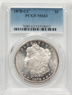 1878-CC Morgan Dollar PCGS MS63