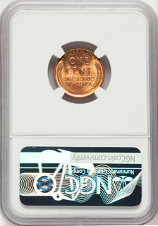 1954 1C RD Lincoln Cent NGC MS67