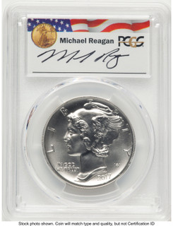 2017 Palladium Eagle 1 oz Reagan Legacy Series Michael Reagan PCGS MS70