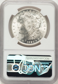 1921 Morgan Morgan Dollar NGC MS66