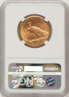 1911-D $10 Indian Eagle NGC AU58