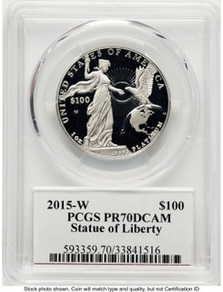 2015-W Proof Platinum Eagle 1 oz PCGS PR70 Ed Moy
