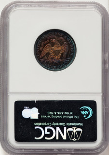 1873 No Arrows Proof Seated Quarter NGC PR68