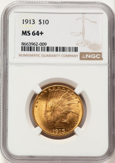 1913 $10 Indian Eagle NGC MS64+