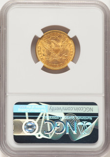 1882 $5 Liberty Half Eagle NGC MS65+