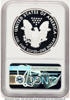 2018-W Proof Silver Eagle 1 oz NGC PF70 Ed Moy